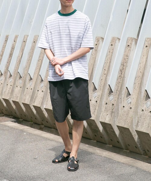 URBAN RESEARCH DOORS（アーバンリサーチドアーズ）の「FORK&SPOON　TEC LINENショートパンツ（その他パンツ・メンズ・BLACK/DARK BLUE/LIGHT GRAY・4/5）」の7枚目の写真