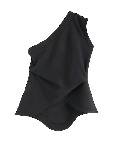 UN3D.(アンスリード)の「ROUND HEM ONE SHOULDER TOP(その他トップス・レディース・ホワイト/ブラック・36/38)」の8枚目の写真