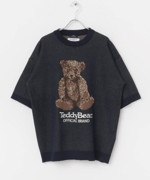 ITEMS URBANRESEARCH(アイテムズ アーバンリサーチ)の「Teddy Bear クルーネックサマーニット(ニット/セーター・メンズ・BEG/GRN/NVY・M/L)」の11枚目の写真
