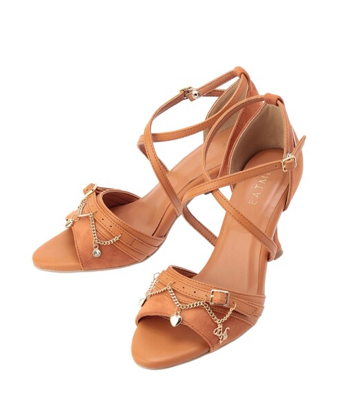 EATME（イートミー）の「チェーンベルトデザインサンダル（サンダル・レディース・アイボリー/ブラック/オレンジ/ブルー・S/M/L）」の20枚目の写真