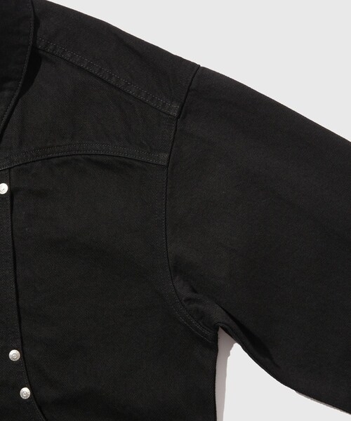 ADAM ET ROPE'(アダムエロペ)の「【BAL/バル】CARB POCKET DENIM JACKET(デニムジャケット・メンズ・ブラック/ネイビー・2/3)」の8枚目の写真
