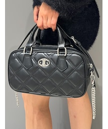 GYDA | キルティングrectangle BAG(ハンドバッグ)
