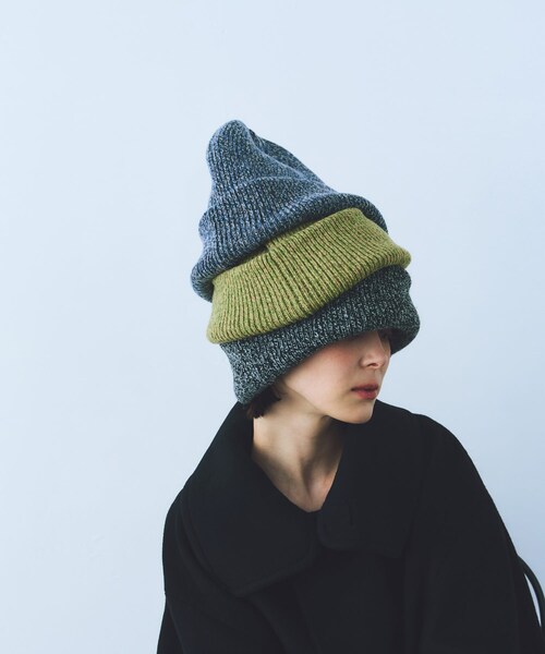 THE GOODLAND MARKET（ザグッドランドマーケット）の「ザ グッドランド マーケット　GOOD KNIT CAP（ニットキャップ/ビーニー・メンズ・GREEN/BLUE/PINK/BLACK・one）」の6枚目の写真