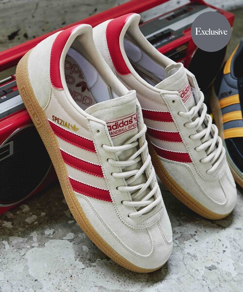 URBAN RESEARCH DOORS(アーバンリサーチドアーズ)の「『一部WEB限定カラー』adidas Exclusive HANDBALLSPEZIAL(スニーカー・レディース・ブラック/イエロー/ホワイト/レッド・23/23.5/24/24.5/25)」の18枚目の写真
