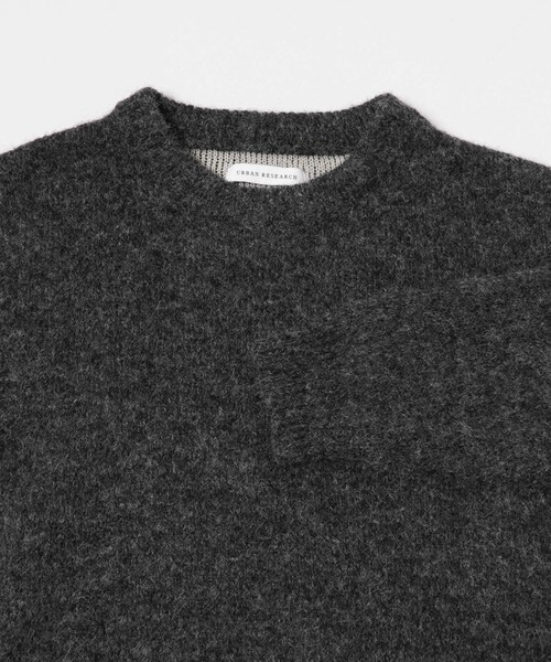URBAN RESEARCH（アーバンリサーチ）の「W face Knit Pullover（ニット/セーター・メンズ・BLUE/CHARCOAL/BROWN/BLACK・M/L）」の19枚目の写真