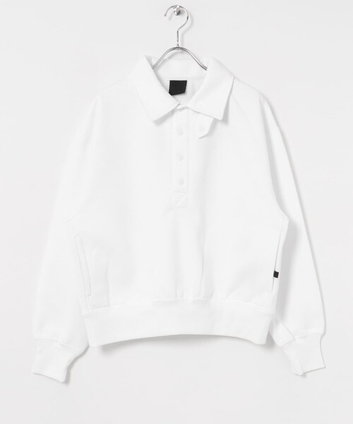URBAN RESEARCH(アーバンリサーチ)の「DAIWA PIER39 Ws TECH SWEAT SNAP PULLOVER(Tシャツ/カットソー・レディース・TOP GRAY/BLACK/CHARCOAL/WHITE・FREE)」の6枚目の写真