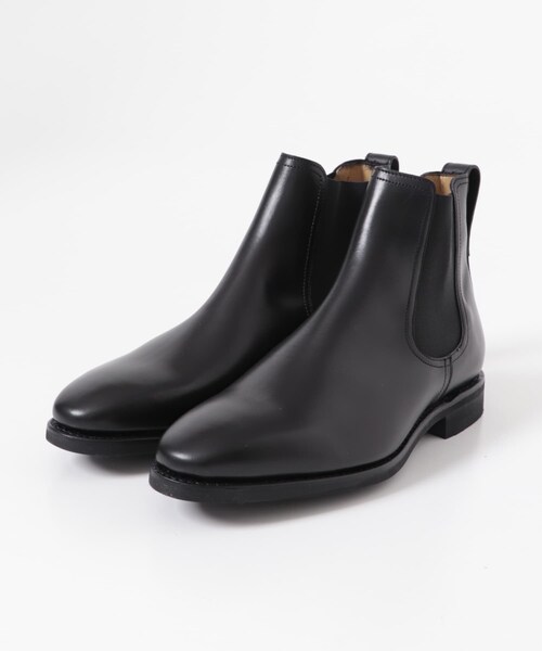 URBAN RESEARCH DOORS（アーバンリサーチドアーズ）の「Berwick　サイドゴアブーツ（ドレスシューズ・メンズ・BLACK・6/6.5/7/7.5）」の2枚目の写真