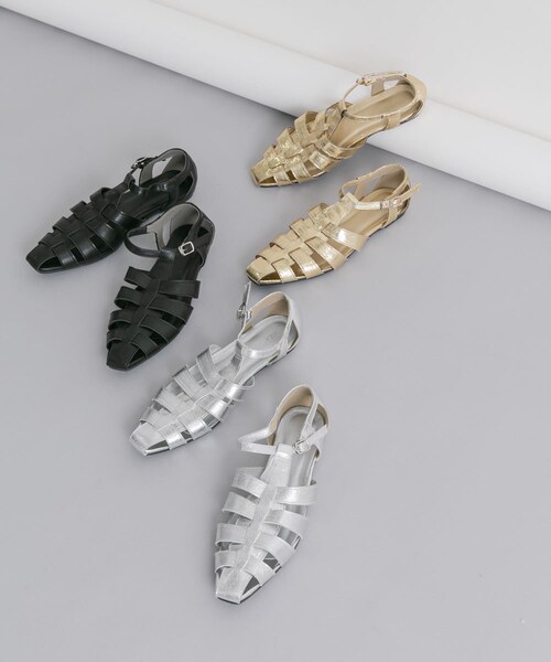 KBF（ケイビーエフ）の「フラットグルカサンダル（サンダル・レディース・BLACK/SILVER/GOLD・37/38）」の15枚目の写真