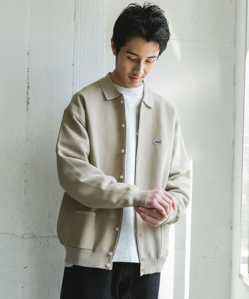 URBAN RESEARCH DOORS(アーバンリサーチドアーズ)の「『別注』PENNYS×DOORS THE FOX シャツカーディガン(カーディガン/ボレロ・メンズ・ORANGE/BEIGE/BLUE/CHARCOAL/KHAKI・M/L/XL)」の21枚目の写真