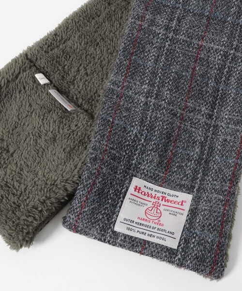 URBAN RESEARCH Sonny Label（アーバンリサーチサニーレーベル）の「HARRIS TWEED中綿マフラー（マフラー・メンズ・チャコール/ネイビー/ブラウン・One）」の6枚目の写真