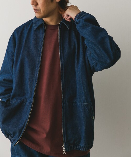URBAN RESEARCH DOORS(アーバンリサーチドアーズ)の「Denim Zip Blouson(デニムジャケット・メンズ・INDIGO/ONE WASH・M/L/XL)」の6枚目の写真