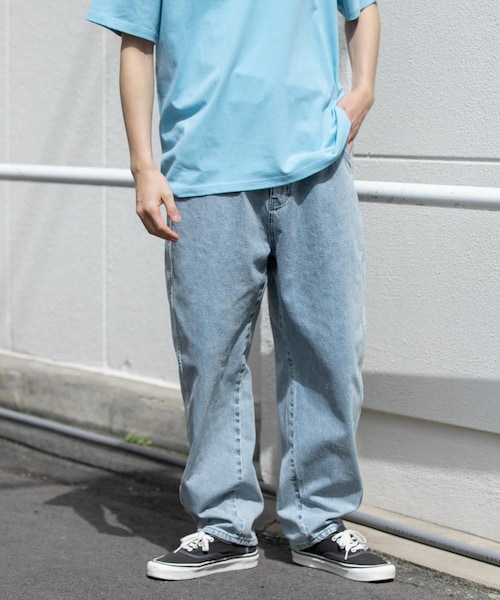 URBAN RESEARCH Sonny Label（アーバンリサーチサニーレーベル）の「デニムバレルパンツ（デニムパンツ・メンズ・グレー/ブラック/インディゴ・M/L）」の3枚目の写真