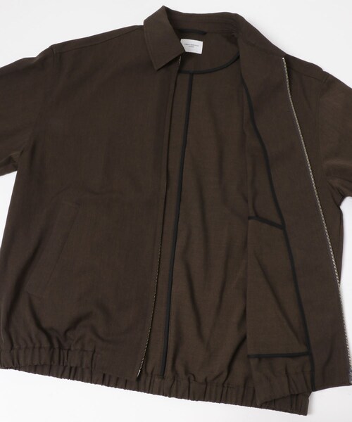 URBAN RESEARCH DOORS（アーバンリサーチドアーズ）の「『UR TECH』 完声ジップブルゾン（ブルゾン・メンズ・BLACK/TOP BROWN/GLENCHECK・M/L/XL）」の11枚目の写真