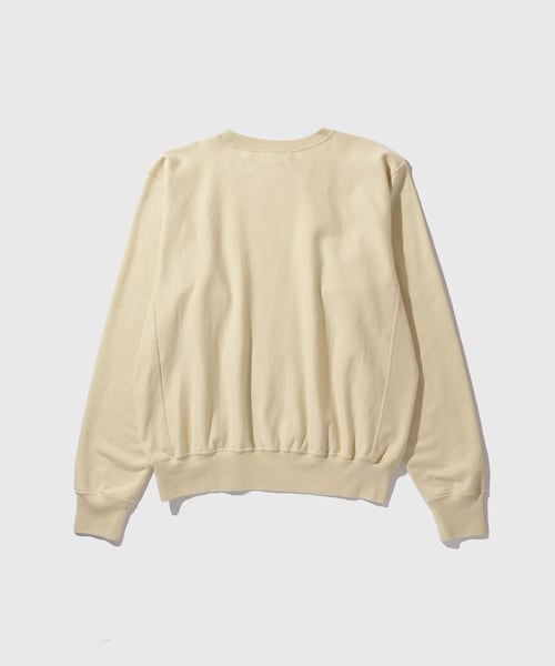 ADAM ET ROPE'（アダムエロペ）の「【AURALEE/オーラリー】ELASTIC HIGH GAUGE SWEAT P/O（スウェット・メンズ・ブラック/キナリ・3/4）」の12枚目の写真