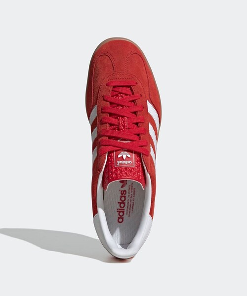 ADAM ET ROPE'(アダムエロペ)の「【adidas(アディダス)】GAZELLE INDOOR(スニーカー・レディース・レッド・23/24/25)」の10枚目の写真