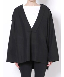 jouetie | Vネックカットオフプルオーバー(スウェット)