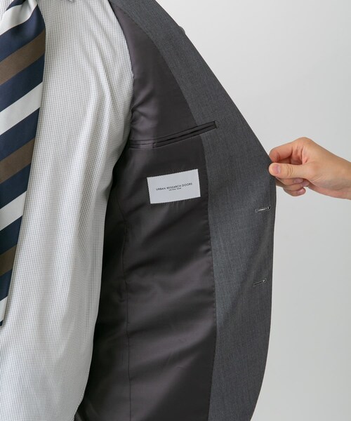 URBAN RESEARCH DOORS(アーバンリサーチドアーズ)の「LIFE STYLE TAILOR ウォッシャブルストレッチジャケット(テーラードジャケット・メンズ・GRAY/NAVY・44/46/48/50)」の9枚目の写真