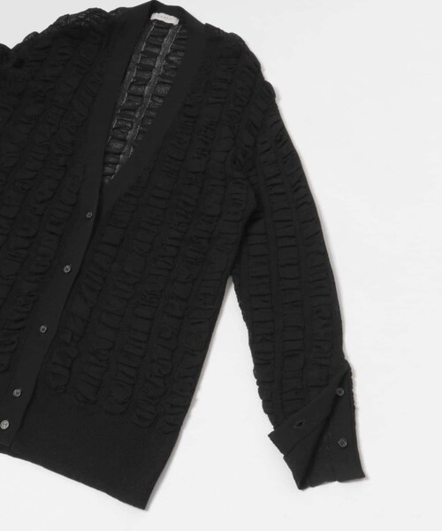 LAATO（ラート）の「fukure cardigan（カーディガン/ボレロ・レディース・クリーム/インク・FREE）」の14枚目の写真