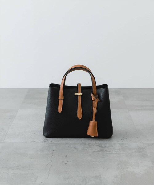 RODE SKO（ロデスコ）の「チャーム付ミニバッグ『Ssize』（ハンドバッグ・レディース・BLACKxCML/IVORY/SAND BEIGE/MOCHA/MINT/BLUE/LIGHT GRAY・one）」の2枚目の写真