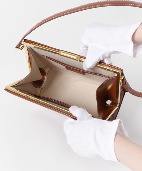 URBAN RESEARCH ROSSO（アーバンリサーチロッソ）の「LUMEN　LUNE FORME BAG（ハンドバッグ・レディース・softblack/cognac brn・FREE）」の14枚目の写真