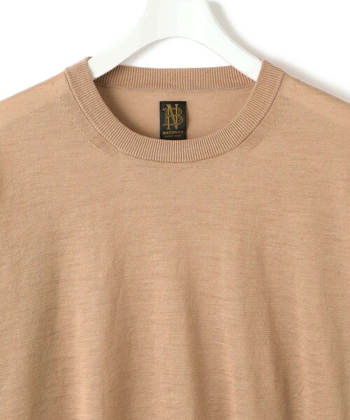 ADAM ET ROPE'(アダムエロペ)の「【BATONER for ADAM ET ROPE'】別注CHOMA CREW NECK(Tシャツ/カットソー・レディース・ブラウン/ピンク系・2)」の16枚目の写真