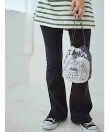 Ungrid | ロゴ巾着バッグ(ハンドバッグ)