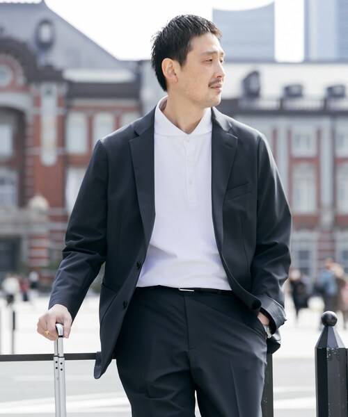 URBAN RESEARCH DOORS（アーバンリサーチドアーズ）の「『イージーケア』LIFE STYLE TAILOR　4WAYストレッチコンフォータブルジャケット（その他アウター・メンズ・KHAKI/NAVY/GRAY・S/M/L/XL）」の12枚目の写真