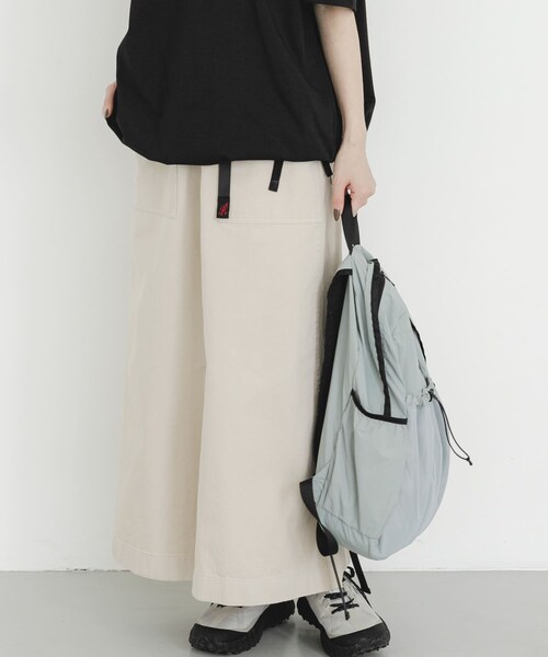 EKAL（エカル）の「GRAMICCI　LONG BAKER SKIRT（スカート・レディース・SAND PG/BLACK・S/M）」の14枚目の写真