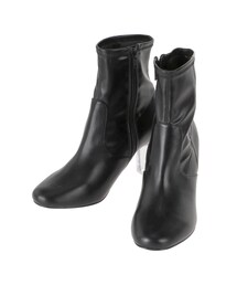 MERCURYDUO | クリアヒールストレッチショートブーツ(その他シューズ)