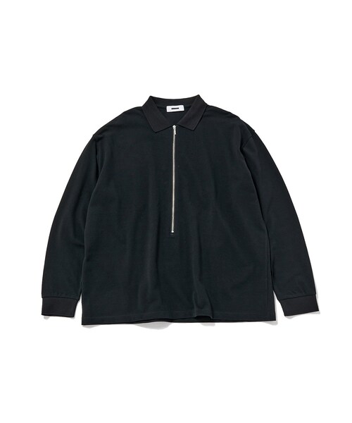 REVERBERATE リバーバレイト ZIP LONG SLEEVE POLO REVERBERATE/リバーバレイト】ZIP LONG SLEEVE POLO 【公式通販】