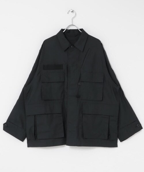 URBAN RESEARCH（アーバンリサーチ）の「DAIWA PIER39　W's TECH FISHING PK MILBDU SHIRT L/S（テーラードジャケット・レディース・SMOKE BLUE/INK BLACK・Free）」の4枚目の写真