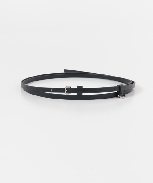 URBAN RESEARCH（アーバンリサーチ）の「AMOMENTO　LEATHER BELT 1CM（ベルト・レディース・BLACK・-）」の3枚目の写真