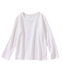 nissen | 綿１００％シンプル無地長袖Ｔシャツ（男の子・女の子)(Tシャツ/カットソー)