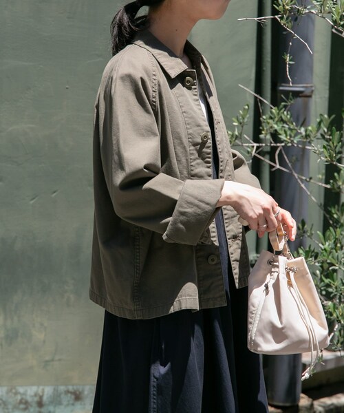 URBAN RESEARCH DOORS（アーバンリサーチドアーズ）の「FORK&SPOON　ミリタリージャケット（ミリタリージャケット・レディース・CHARCOAL/KHAKI・1）」の18枚目の写真