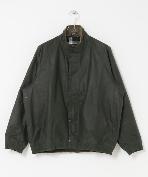 URBAN RESEARCH(アーバンリサーチ)の「Barbour BLOUSON TRANSPORT WAX JACKET(ブルゾン・メンズ・black/sage・36/38/40/42)」の2枚目の写真