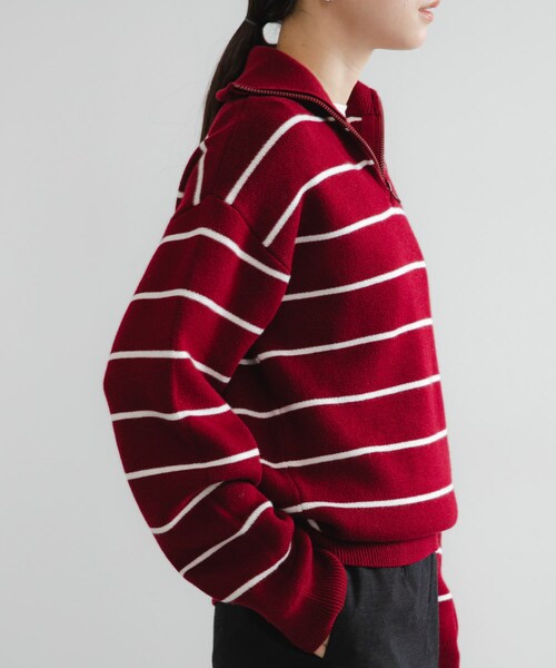 URBAN RESEARCH（アーバンリサーチ）の「OperaSPORT　KENNEDY UNISEXSWEATER（ニット/セーター・レディース・Port Royal・S）」の4枚目の写真