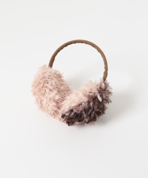 URBAN RESEARCH DOORS(アーバンリサーチドアーズ)の「LY Muffmoff(イヤーマフ・レディース・BURGUNDY/WHITE/PINK・One)」の2枚目の写真
