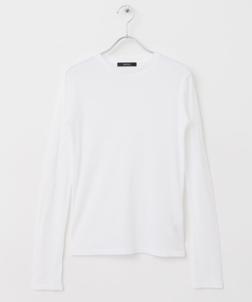 URBAN RESEARCH ROSSO（アーバンリサーチロッソ）の「シアーテレコカットソー（Tシャツ/カットソー・レディース・apricot/off/dark navy・FREE）」の14枚目の写真