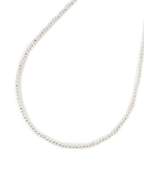 ADAM ET ROPE'（アダムエロペ）の「【J'aDoRe・店舗限定】【ERICKA NICOLAS BEGAY】ナバホパールネックレス3mm/45cm（ネックレス・レディース・シルバー・F）」の11枚目の写真