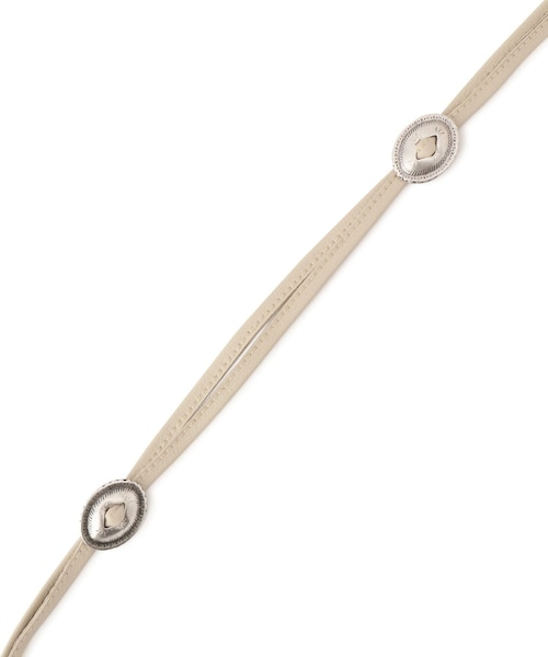 ADAM ET ROPE'(アダムエロペ)の「【J'aDoRe・店舗限定】【PUNTOVITA(プントヴィータ)】コンチョマルチベルト(ベルト・レディース・キナリ/ブラウン/ブルー・F)」の16枚目の写真