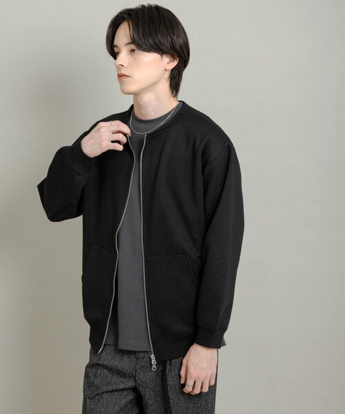 SENSE OF PLACE by URBAN RESEARCH(センスオブプレイスバイアーバンリサーチ)の「ウラキモウクルーネックジップスウェット(スウェット・メンズ・BLACK/GRAY/IVORY・M/L)」の17枚目の写真