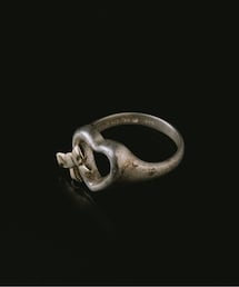 ADAM ET ROPE' | 【VINTAGE JEWELRY】TIFFANY リボン　ハート　コンビ　リング　925　750 #9(リング)