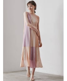 LAGUNAMOON | シアーグラデーションニットワンピース(ワンピース)