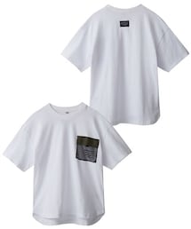 QUNTSTYLE | メッシュポケット付きＴシャツ（男の子・女の子）(Tシャツ/カットソー)