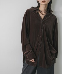 SENSE OF PLACE by URBAN RESEARCH | マルチコードツキベロアシャツ(シャツ/ブラウス)