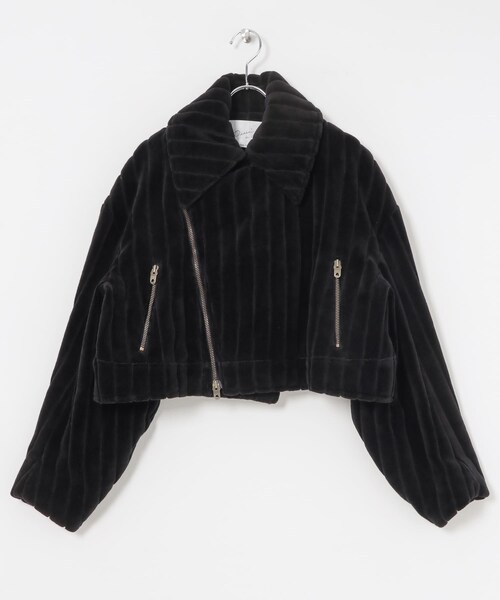 URBAN RESEARCH（アーバンリサーチ）の「Dessin de Mode　シールライダース（ライダースジャケット・レディース・BLACK・FREE）」の9枚目の写真