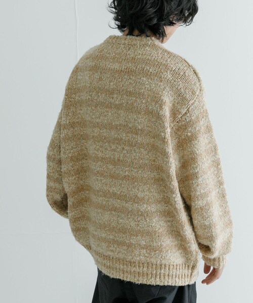 URBAN RESEARCH（アーバンリサーチ）の「URBAN RESEARCH iD　ブークレメランジニット（ニット/セーター・メンズ・GRAY/BEIGE・M/L）」の15枚目の写真