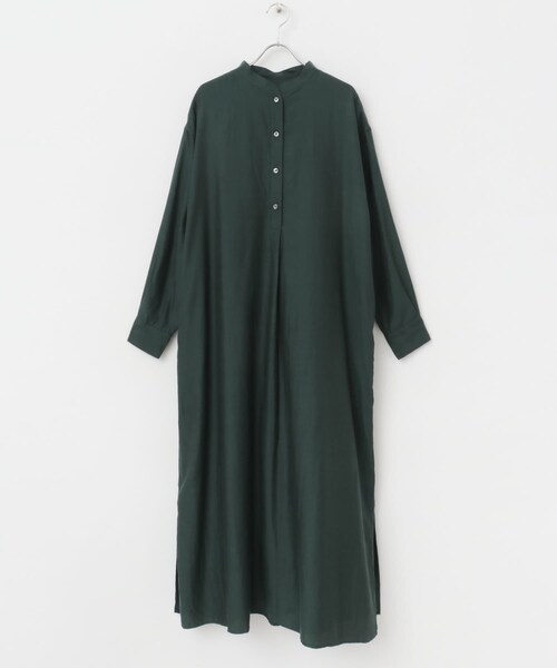 かぐれ（カグレ）の「WIRROW Cupro cotton shirts dress（ワンピース
