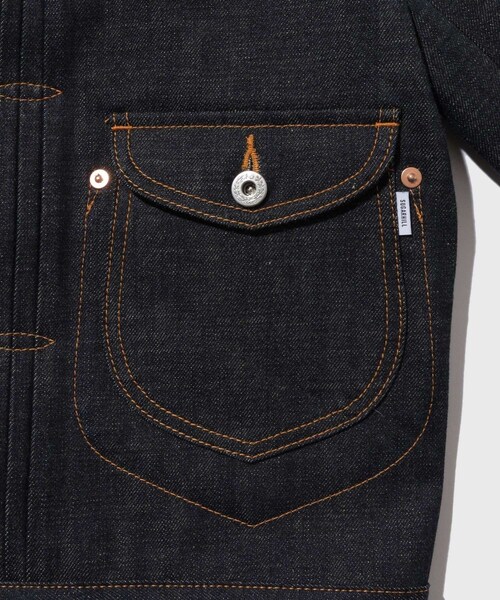 ADAM ET ROPE'（アダムエロペ）の「【SUGARHILL/シュガーヒル】CLASSIC DENIM JACKET（デニムジャケット・メンズ・ネイビー・2/3）」の9枚目の写真