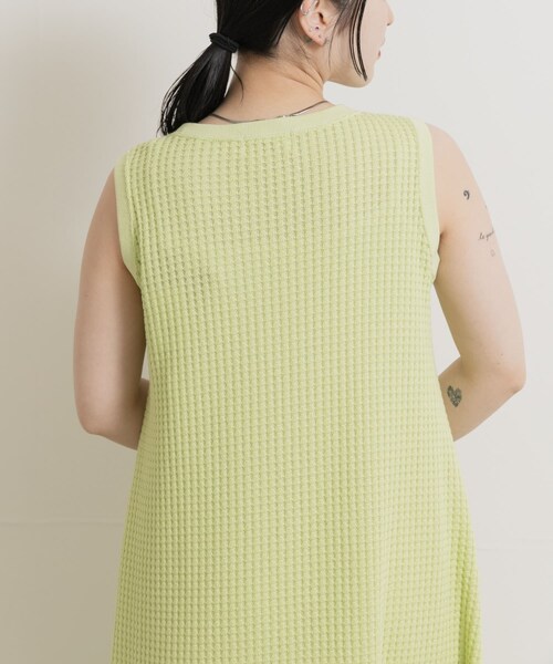 THE GOODLAND MARKET（ザグッドランドマーケット）の「SEAGREEN　BIG WAFFLE ONE PIECE（ワンピース・レディース・GREEN/BROWN/CREAM/ROYAL・1/2）」の18枚目の写真